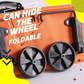 🛒🧳 Carrello pieghevole 2 in 1 – trasporto facile, compatto e versatile! 📦✨