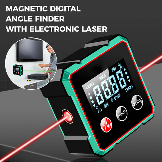 Cercatore angolare digitale magnetico con laser elettronico
