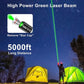 🔦Punta laser ad alta potenza, luce visibile a lungo raggio, ideale per attività notturne e all'aperto, design resistente