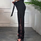 💋🎉 57% di sconto sulla vendita 🌹  Pantaloni a gamba larga foderati di pizzo sexy donna - pizzo elegante, taglio elegante, mostrare le curve affascinanti!