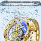 ⌚ Orologio Skeleton Bifacciale da Uomo Stile Tourbillon ⚙️ | Quadrante Trasparente, Lancette Luminescenti e Impermeabile 3 ATM 💧 | Cinturino in Acciaio o Pelle, Cassa 40mm ✨