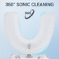 🛡️ Vendita calda 2025 🦷 Sonic a 360° Pulizia Spazzolino da denti elettrico a forma di U per adulti