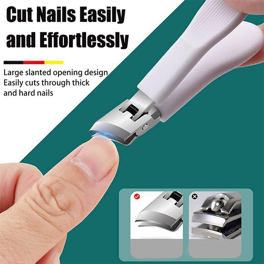 2026 Set di 3 tagliaunghie angolate anti-schizzi