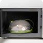 🔥Copertura Trasparente per Microonde con Vaporizzatore d'Acqua e Manico