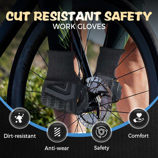 🛡️⚡ ️ Guanti di lavoro di sicurezza resistenti al taglio di livello 5
