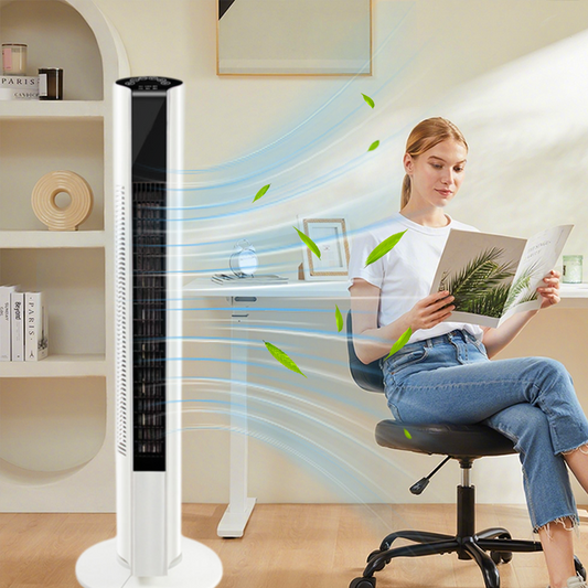 Ventilatore a torre intelligente e silenzioso per la camera da letto