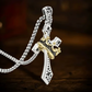 🎁 Acquista 1 e ricevi 1 gratis🔥✝️Vintage collana con croce a corona