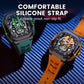 ⌚ ️ 🔥 Orologio bucato in botte - il cuore meccanico sul polso, il romanticismo hardcore che ancora pulsa nella notte!   🔥⌚ ️