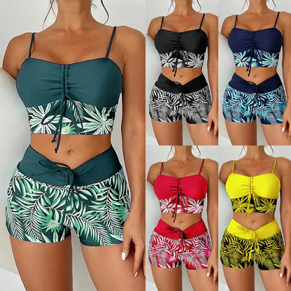 👙 [S-2XL]🏖️Summer Vendita calda 55% OFF🔥Costume da bagno a due pezzi stampato da donna