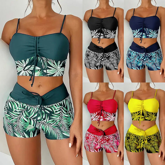 👙 [S-2XL]🏖️Summer Vendita calda 55% OFF🔥Costume da bagno a due pezzi stampato da donna