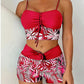 👙 [S-2XL]🏖️Summer Vendita calda 55% OFF🔥Costume da bagno a due pezzi stampato da donna
