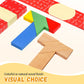 🔥 Ultimo giorno di saldi 50% OFF🔥Giocattolo educativo a forma di puzzle in legno a T