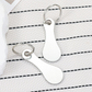 🔑🛍️2 pezzi Carrello della spesa in acciaio inox Token portachiavi