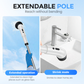 🧹🫧12-Piece Set di spazzole elettriche multifunzionali per la pulizia estensibile