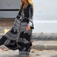 🌸SIZE:S-3XL👗Women’s Casual Printed V-Neck Flowy Dress