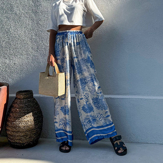 🌊👗 Nuovi pantaloni a zampa larga in stile bohémien 2025, la nuova moda per le vacanze e il tempo libero!