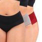 🩲👙 Mutandine mestruali in tinta unita taglie forti, per una protezione confortevole ogni giorno!