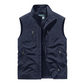 🧥👕 Giacca oversized senza maniche da uomo con tasche