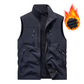 🧥👕 Giacca oversized senza maniche da uomo con tasche