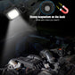 🔦💡  Luci di emergenza per portachiavi COB all'aperto, aiutante multifunzione!