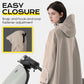 🌧️ Poncho da pioggia per biciclette elettriche di dimensioni eccessive con cappuccio unisex