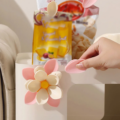 🌸 Acquista 2 Ottieni 3 GRATUITO 🌸 Magnetico a forma di loto Clip alimentare e magnete frigorifero