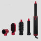 Airstyler 5 in 1, asciugacapelli con ioni negativi, styler magico, spazzole termiche Foehn, spazzola dritta, barra riccia, set di spazzole ad aria calda