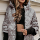 💗 PROMOZIONE DEL'ULTIMO GIORNO - 50% DI SCONTO Giacca da donna a cappuccio in cotone patchwork per autunno e inverno