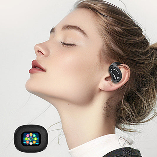 🎧🎶Smart Sport Clip-On Bluetooth auricolari con schermo digitale