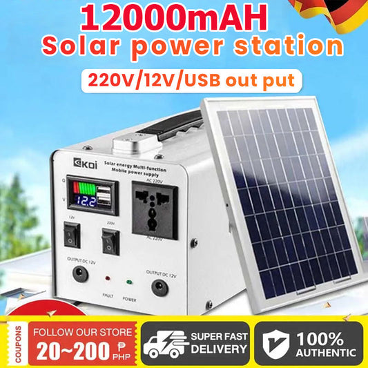 Alimentazione solare multifunzionale portatile 120000mAH