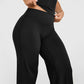 Pantaloni morbidi stretch in vita alta da donna