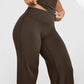 Pantaloni morbidi stretch in vita alta da donna