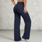Pantaloni morbidi stretch in vita alta da donna