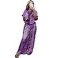Completo Donna 2 Pezzi: Top Stampato & Pantaloni a Gamba Larga