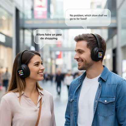 Cuffie Bluetooth AI con schermo LCD