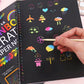 Quaderno creativo Rainbow Scratch Art