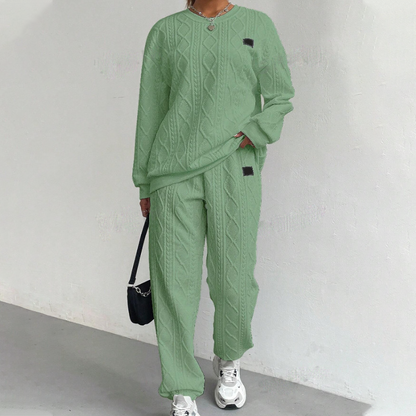 🔥Offerte speciali - 50% di sconto - Set casual da 2 pezzi composto da pullover e pantaloni a maniche lunghe