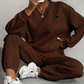 🔥Offerte speciali - 50% di sconto - Set casual da 2 pezzi composto da pullover e pantaloni a maniche lunghe