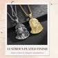 ✝️Sconto del 60%✨Collana con pendente a forma di testa di Gesù