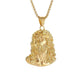 ✝️Sconto del 60%✨Collana con pendente a forma di testa di Gesù