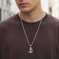 ✝️Sconto del 60%✨Collana con pendente a forma di testa di Gesù