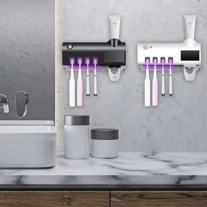 🎁Saldi 50% di Sconto💥 Porta Spazzolino Intelligente con Sterilizzazione UV🦷