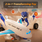 Robot aereo trasformabile elettrico 2 in 1
