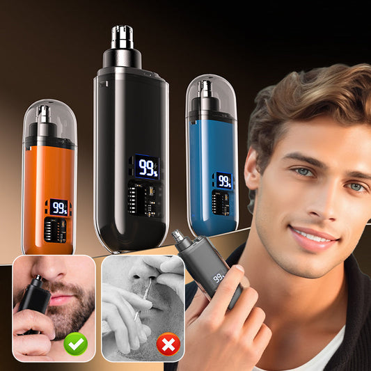 👃 50% DI SCONTO! ✨ Rifinitore Elettrico per Peli del Naso – Indolore, Ricaricabile & Design Igienico 🔋