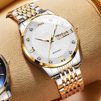 ⏳Saldi di fine anno: 64% di sconto💥Orologio da uomo in acciaio inossidabile impermeabile per il lavoro