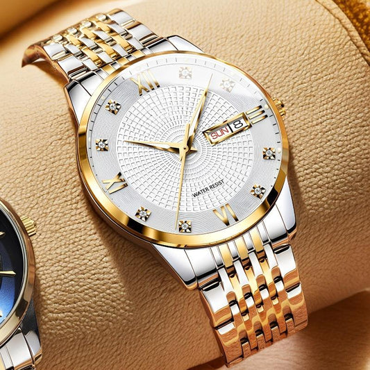 ⏳Saldi di fine anno: 64% di sconto💥Orologio da uomo in acciaio inossidabile impermeabile per il lavoro