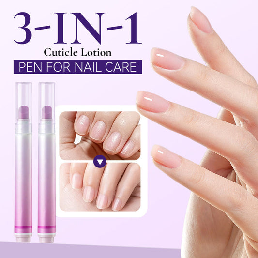 💅 Penna Lozione 3-in-1 per Cuticole | ✨ Esfolia, Idrata e Rinforza | 🏡 Manicure Professionale a Casa | 💧 Con Punta in Ceramica e Oli Essenziali