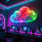 ☁️ Lampada Nuvola LED RGB DIY con Effetto Temporale ⚡ Striscia Luminosa 3D Multicolore USB | Luce d'Atmosfera per Camera da Letto, Gaming Room e Decorazione Parete ✨
