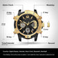 ⌚Orologio sportivo da uomo al quarzo multifunzionale con doppio display, impermeabile fino a 3 ATM