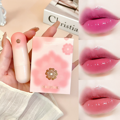❣️Compra 1 e Ricevi 1 Gratis❣️Rossetto Gelatina Trasparente con Fiore Che Cambia Colore con la Temperatura